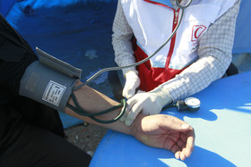 تست رایگان فشار خون برای میهمانان نوروزی