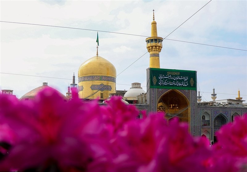 جشن سالروز میلاد امام حسن(ع) در حرم مطهر رضوی برگزار شد