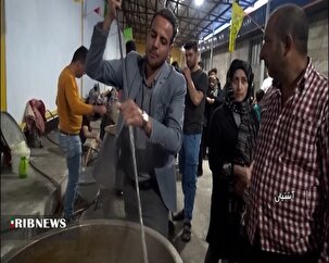 هشتمین جشنواره پخت سمنو در شهرستان آشتیان