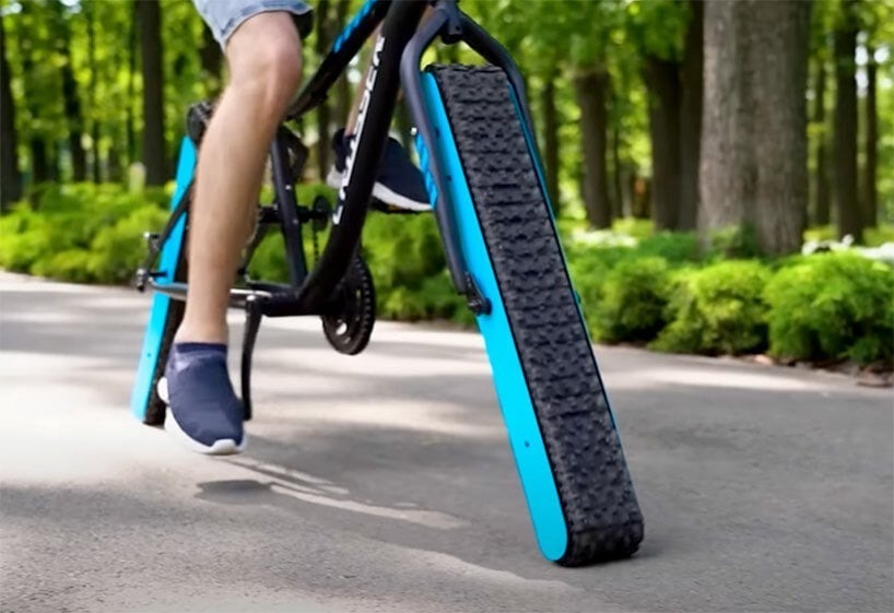 جابجایی مرز‌های طراحی دوچرخه؛ این دوچرخه چرخ ندارد!