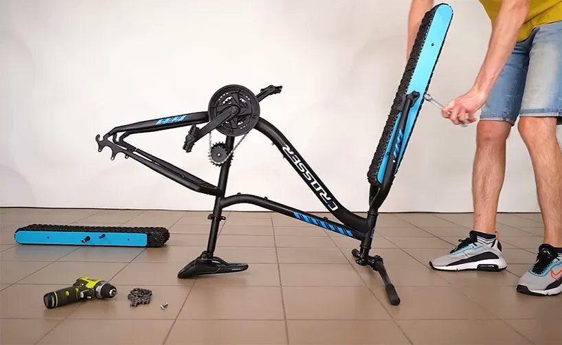 جابجایی مرز‌های طراحی دوچرخه؛ این دوچرخه چرخ ندارد!