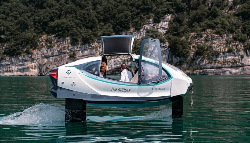 تاکسی آبی پرنده در فرانسه فعال شد! + فیلم