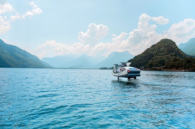 تاکسی آبی پرنده در فرانسه فعال شد! + فیلم