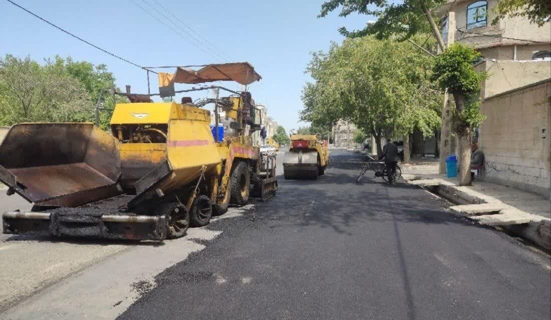 نهضت آسفالت بدون وقفه ادامه دارد