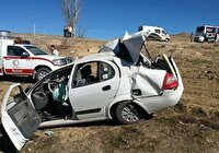 مصدوم شدن پنج نفر در حادثه رانندگی محور سبزوار به داورزن