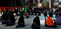 بیان وقایع عاشورا توسط هنرمندان تعزیه خوان