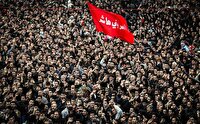سنگ تمام جوانان دهرمی در عاشورای حسین