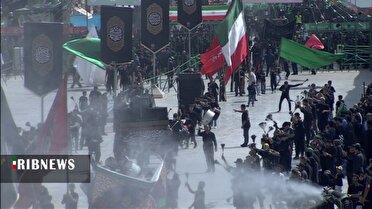 قم در روز عاشورای حسینی رخت عزا بر تن کرد