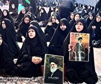اجتماع باشکوه بانوان زینبی در بیت‌الحسین مهریز
