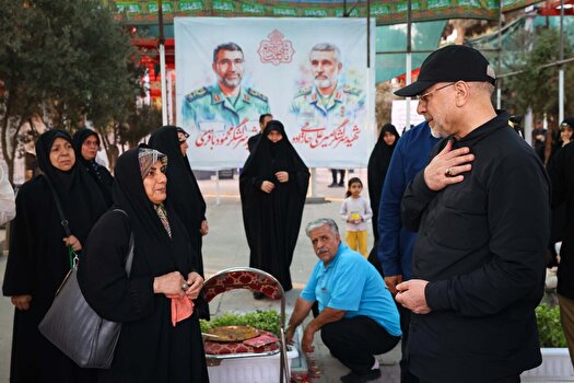 ادای احترام قالیباف به شهدای اقتدار ایران