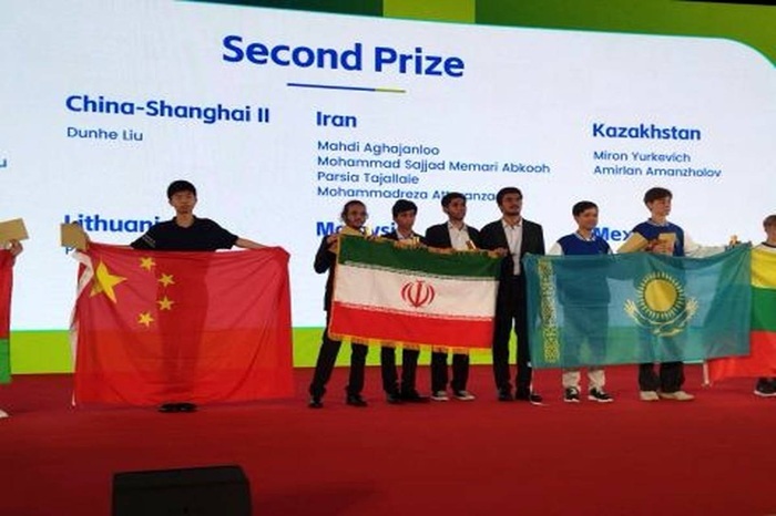 کسب رتبه دوم تیم المپیاد ریاضی ایران در کمپ علمی آموزشی چین 