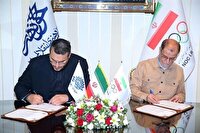 امضا تفاهمنامه همکاری کمیته ملی المپیک و حوزه هنری انقلاب اسلامی