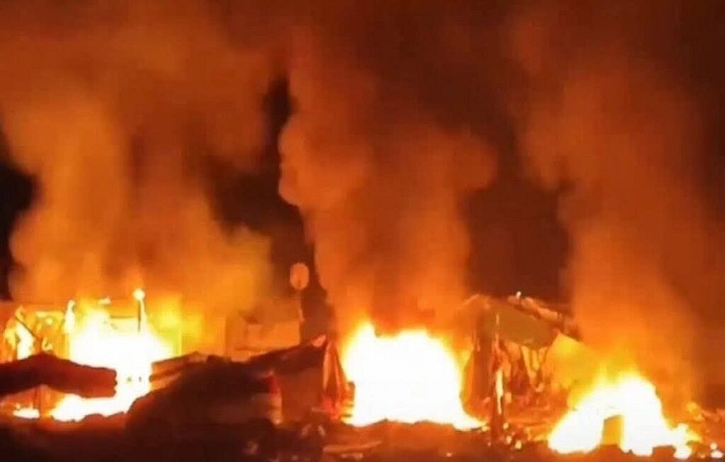 حمله رژیم صهیونیستی به چادر آوارگان در شهر غزه