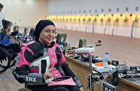 مهسا حاجی محمدی در جایگاه پنجم ایستاد