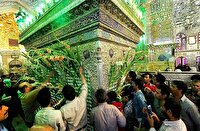حرم شاهچراغ (ع) نورباران میلاد حضرت زینب کبری (س)